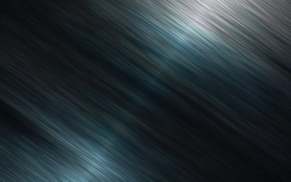 Abstract metallic design featuring sleek, brushed textures in shades of blue and silver, creating a modern HD desktop wallpaper and background.