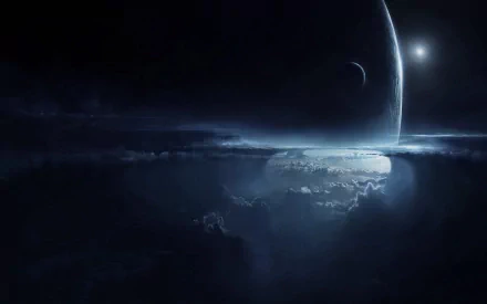 Sci Fi planetscape HD Desktop Wallpaper | Background Image