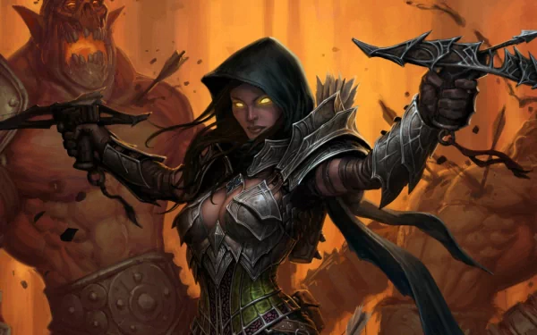 Demon Hunter (Diablo III) video game Diablo III HD Desktop Wallpaper | Background Image