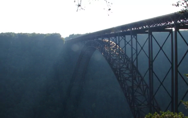  New River Gorge Bridge - Arch bridge in Victor, Fayette County, West Virginia, USA