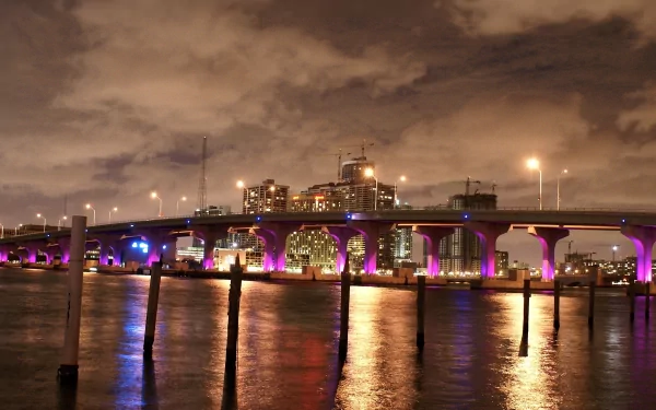 man made macarthur causeway HD Desktop Wallpaper | Background Image