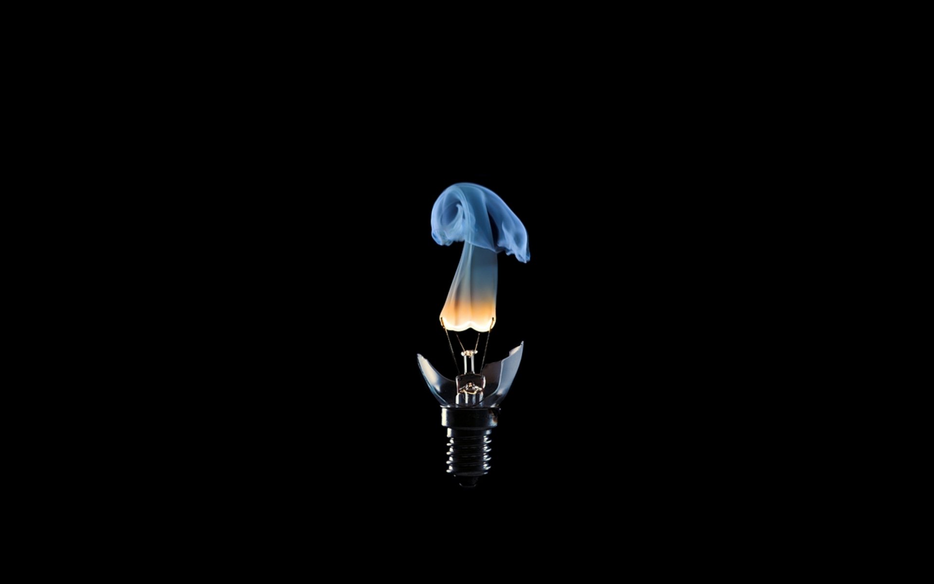 Download Man Made Light Bulb HD Wallpaper