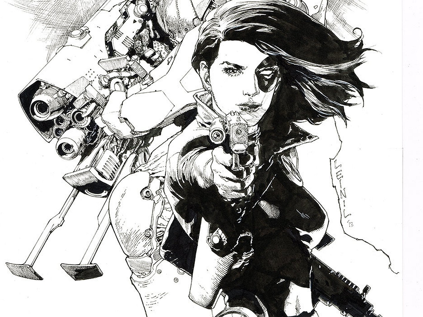 Download Domino (Marvel Comics) X-Force Comic Cable & The X-Force Wallpaper