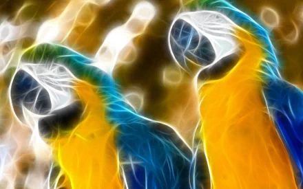 Animal Blue-and-yellow Macaw HD Desktop Wallpaper | Background Image