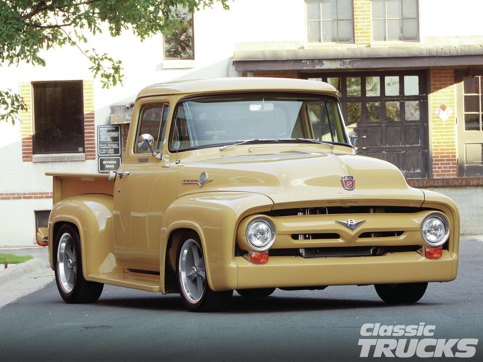 Vehicles 1956 Ford F-100 HD Wallpaper | Background Image