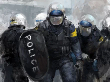 artistic police HD Desktop Wallpaper | Background Image