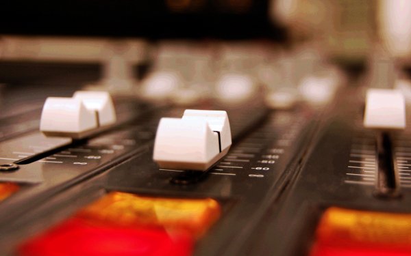 Music Mixer Close-Up Technology Console HD Wallpaper | Background Image