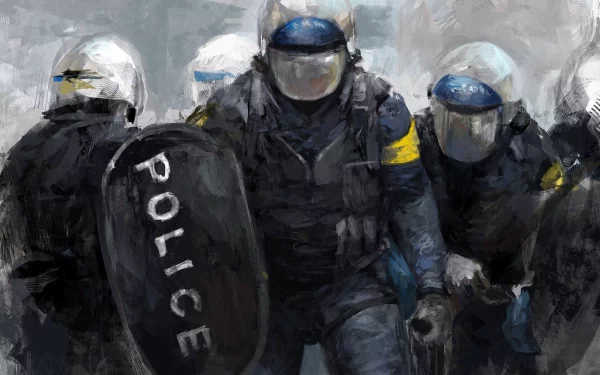 artistic police HD Desktop Wallpaper | Background Image