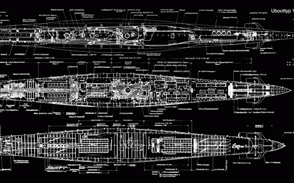 Military German Type VII submarine Warships German Navy Submarine HD Wallpaper | Background Image