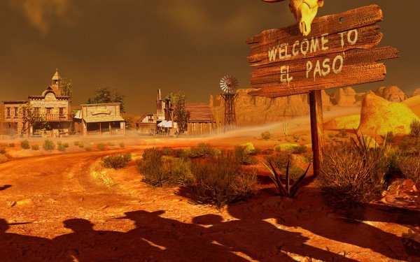 Video Game Desperados Game Desert Town El Paso HD Wallpaper | Background Image