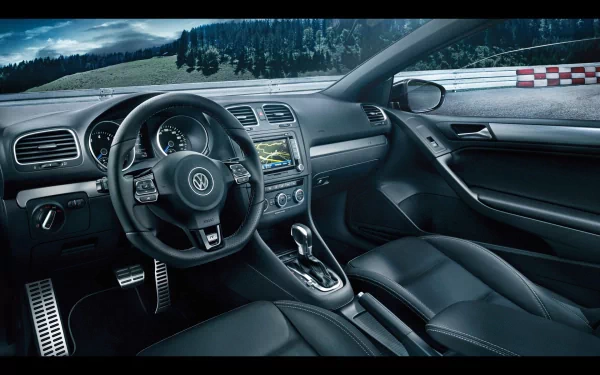 interior close-up cabriolet golf Volkswagen car vehicle 2013 volkswagen golf r cabriolet HD Desktop Wallpaper | Background Image