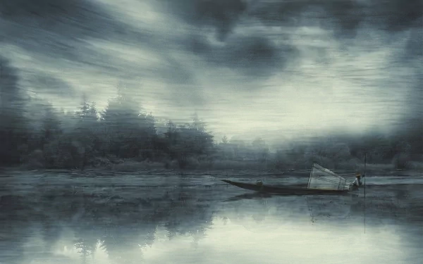artistic canoe HD Desktop Wallpaper | Background Image
