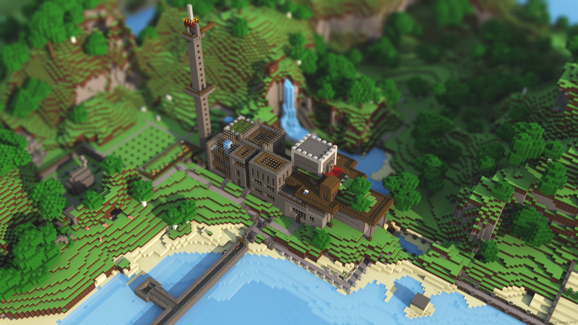 What is the title of this picture ? Minecraft HD Wallpaper | Background Image | 1920x1080 | ID:377761