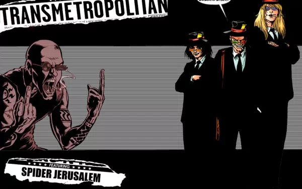 Spider Jerusalem Comic Transmetropolitan HD Desktop Wallpaper | Background Image