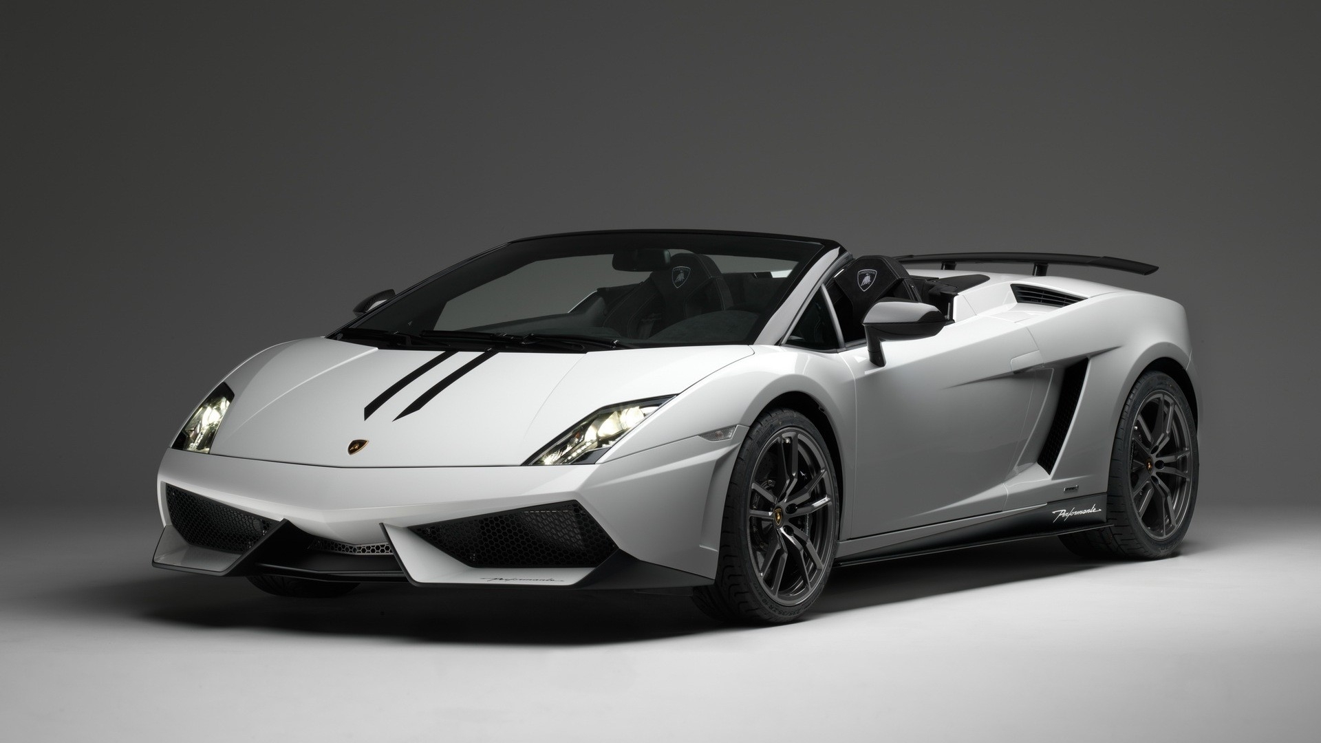 Black and White Wallpapers: Lamborghini Gallardo Black 