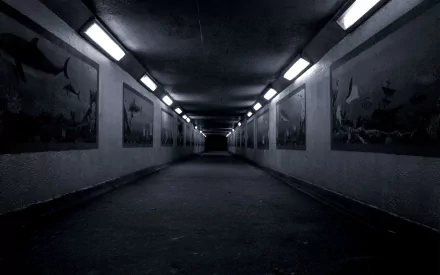 man made tunnel HD Desktop Wallpaper | Background Image