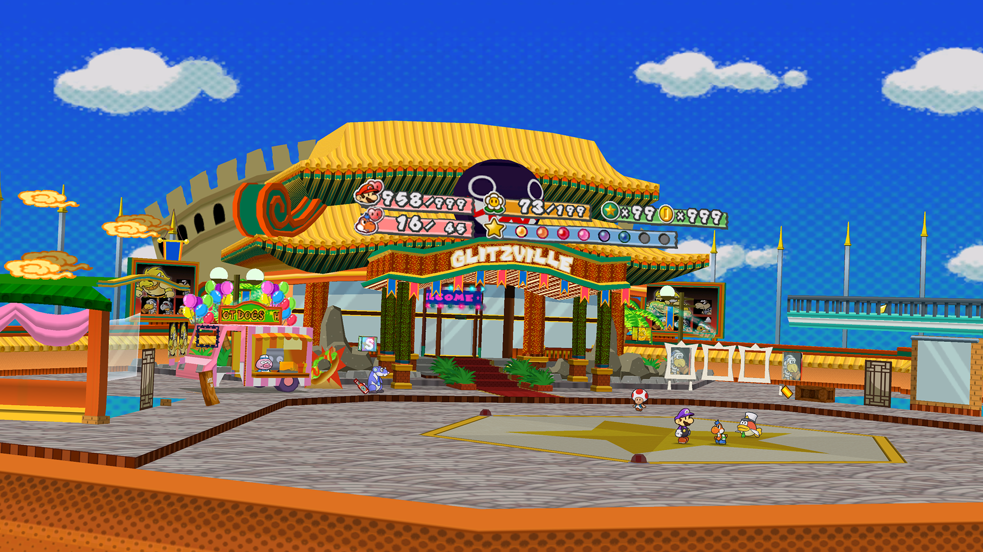 Video Game Paper Mario: The Thousand-Year Door HD Wallpaper | Background Image