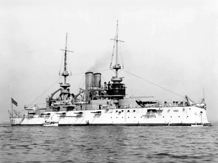 USS Alabama (BB-8) battleship military United States Navy HD Desktop Wallpaper | Background Image