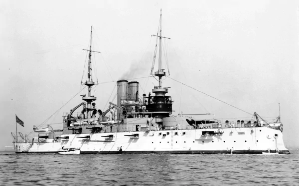 USS Alabama (BB-8) battleship military United States Navy HD Desktop Wallpaper | Background Image