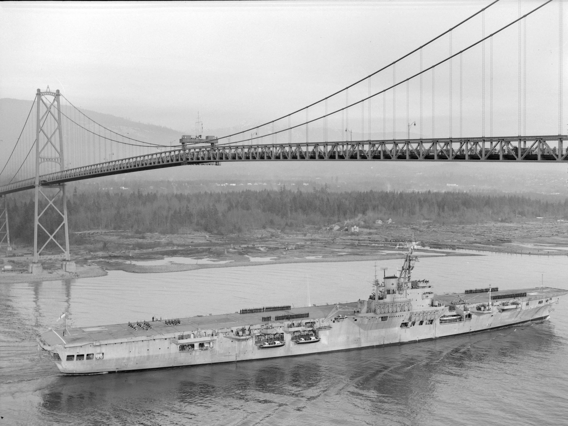 Download HMS Warrior (R31) Warship Aircraft Carrier Military Royal Navy HD Wallpaper