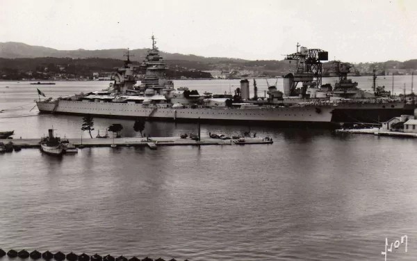 warship battleship military French battleship Richelieu HD Desktop Wallpaper | Background Image