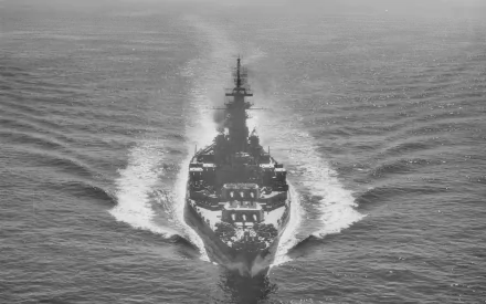 warship battleship military USS South Dakota (BB-57) HD Desktop Wallpaper | Background Image