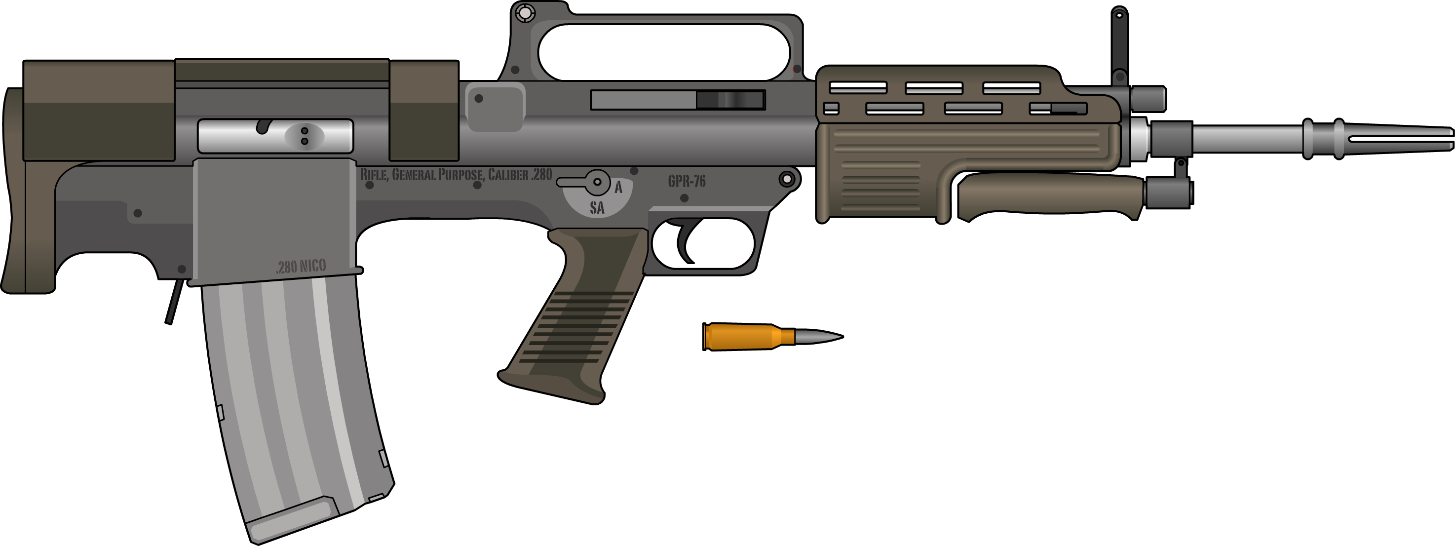 Weapons Gpr-76 Assault Rifle HD Wallpaper | Background Image