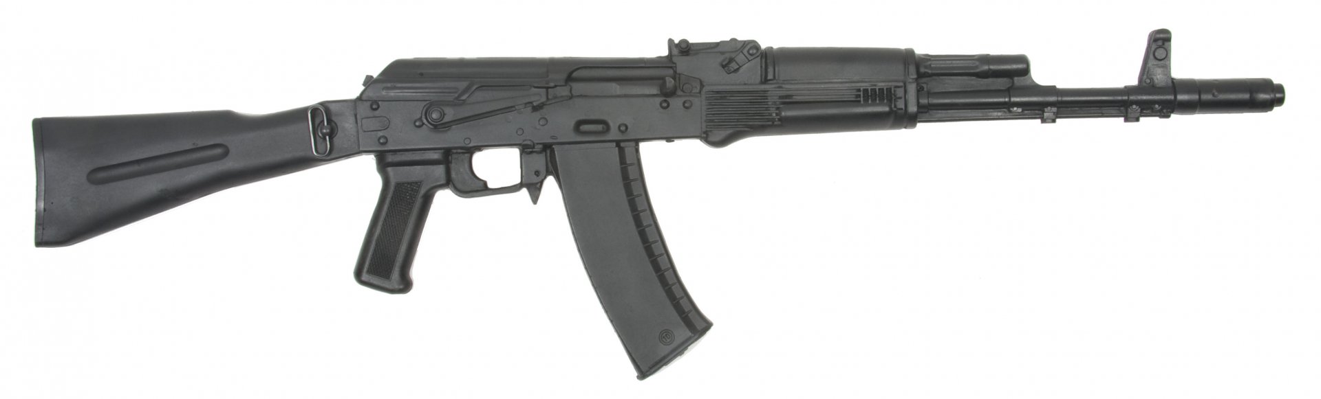 HD desktop wallpaper and background featuring a black AK-47 rifle.