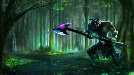 Nasus (League Of Legends) video game League Of Legends HD Desktop Wallpaper | Background Image