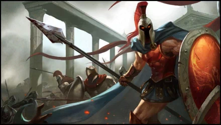 Pantheon (League Of Legends) video game League Of Legends HD Desktop Wallpaper | Background Image