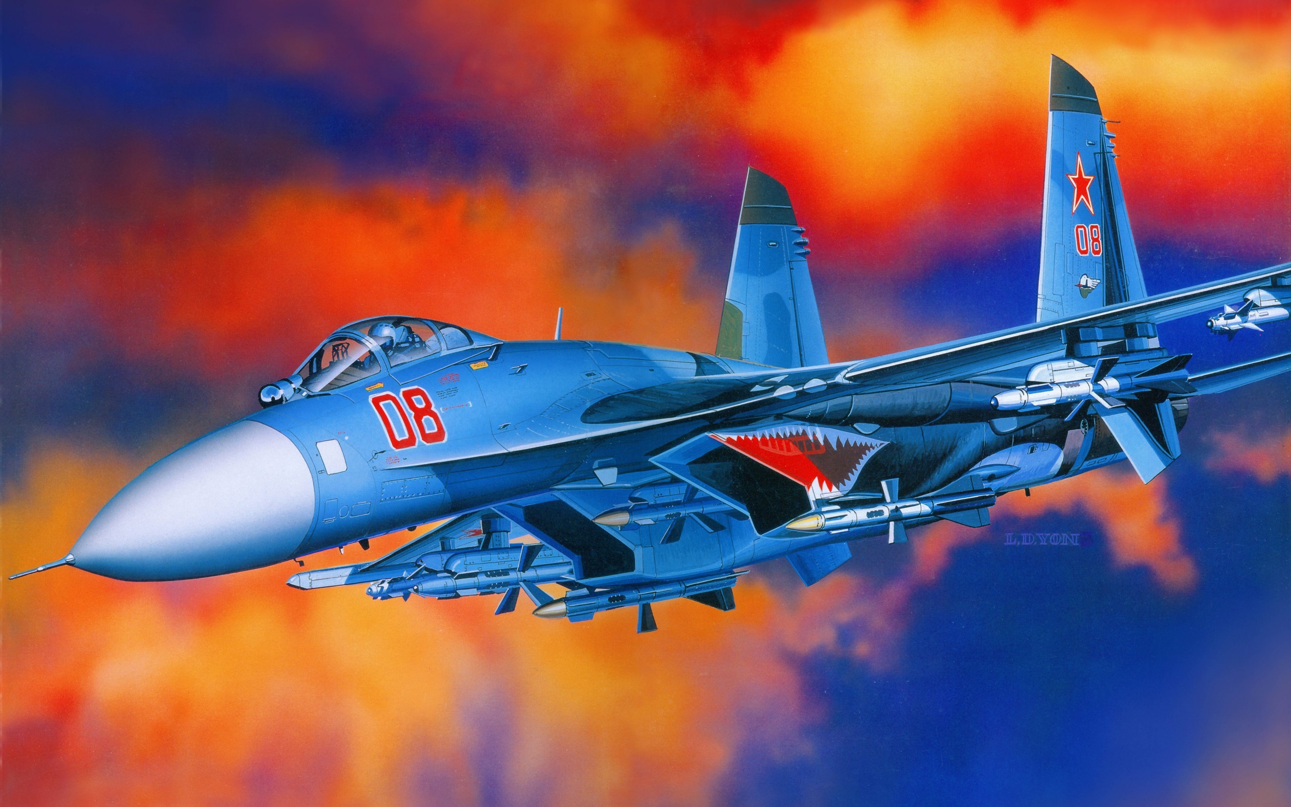 Sukhoi - Sukhoi Su-27 Full HD Wallpaper and Background Image ...