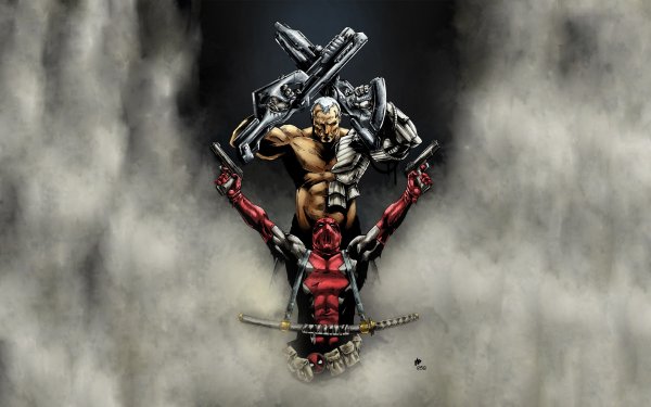 Comics Deadpool Merc with a Mouth Cable HD Wallpaper | Background Image
