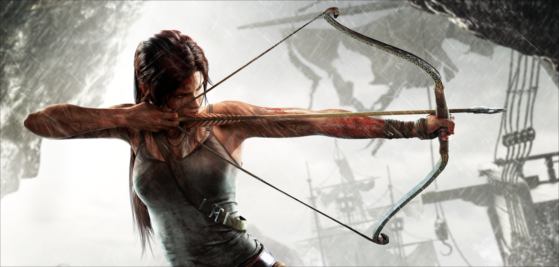 Lara and Nate wallpaper by ethaclane on DeviantArt