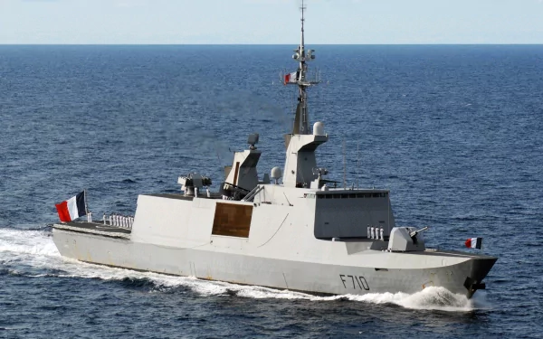 French frigate La Fayette (F710) warship frigate military French Navy HD Desktop Wallpaper | Background Image