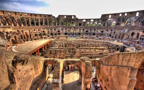 man made Colosseum HD Desktop Wallpaper | Background Image