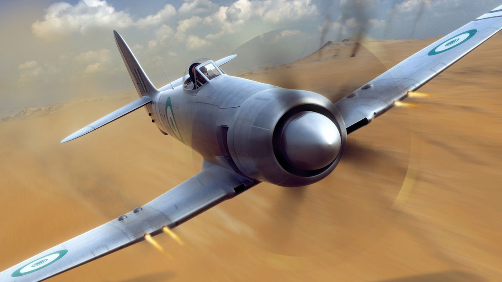 Military Hawker Sea Fury HD Wallpaper | Background Image
