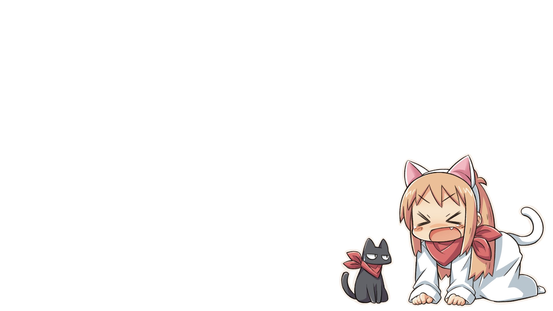 Nichijou Sakamoto simple background wallpaper, 1920x1200