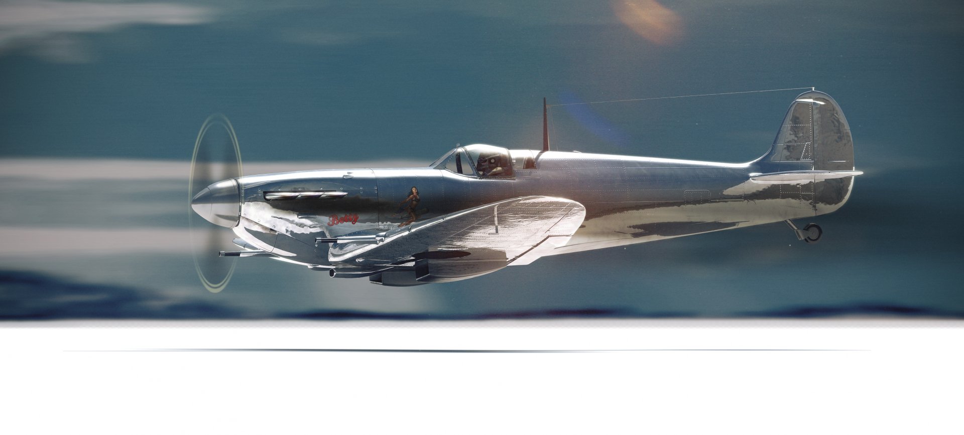 HD PC desktop wallpaper featuring a sleek military aircraft in flight against a blurred sky backdrop.