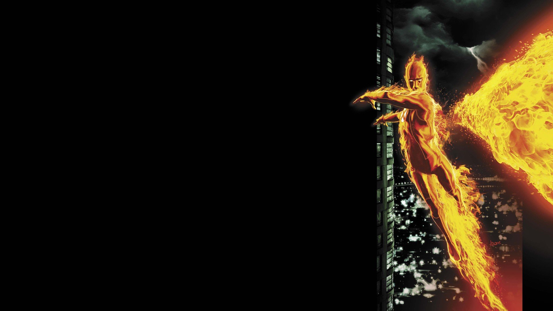 Download Human Torch (Marvel Comics) Comic Ultimate Comics X-men HD Wallpaper