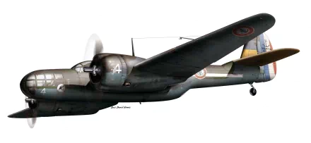 Military Martin Maryland twin-engine bomber, side view on white background — HD PC desktop wallpaper and background.
