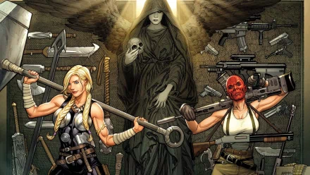 Valkyrie (Marvel Comics) Red Skull (Marvel Comics) Comic fear itself: the fearless HD Desktop Wallpaper | Background Image