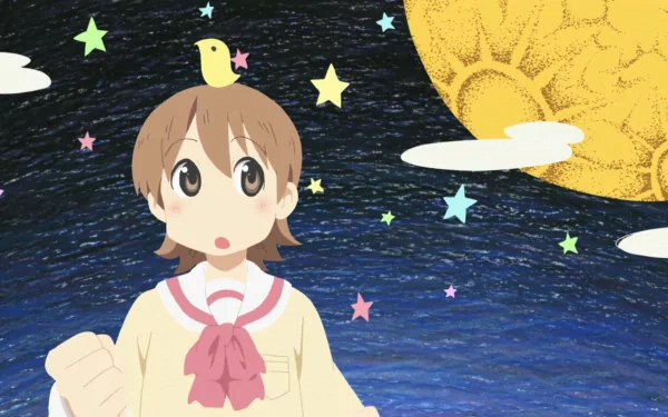 Yuuko Aioi Anime Nichijō HD Desktop Wallpaper | Background Image