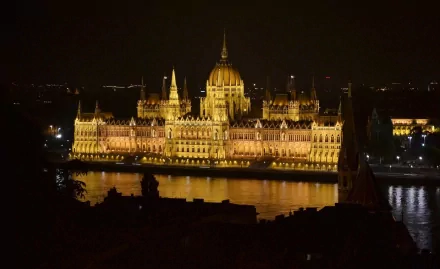 man made Hungarian Parliament Building HD Desktop Wallpaper | Background Image