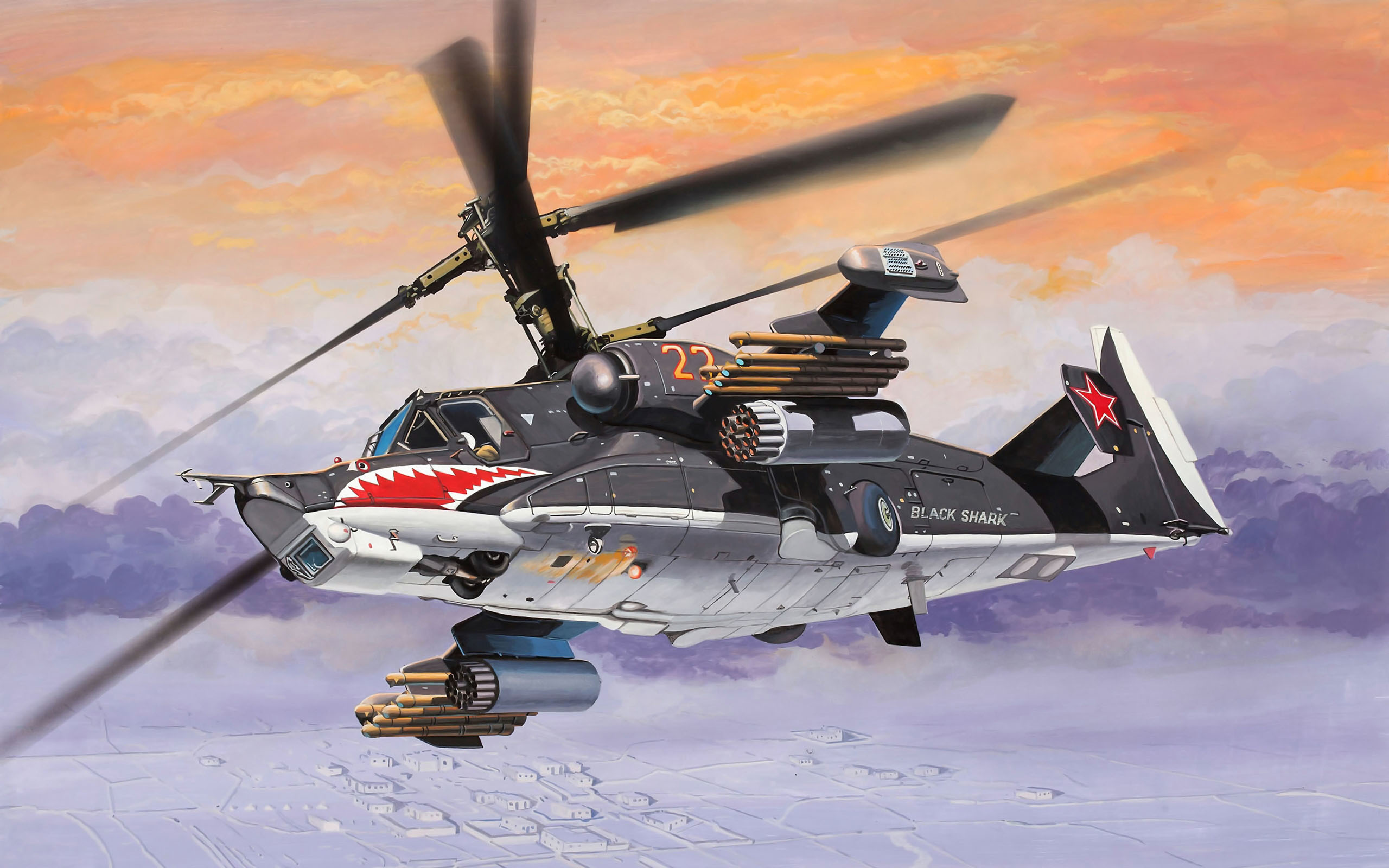 Military Kamov Ka-50 HD Wallpaper | Background Image