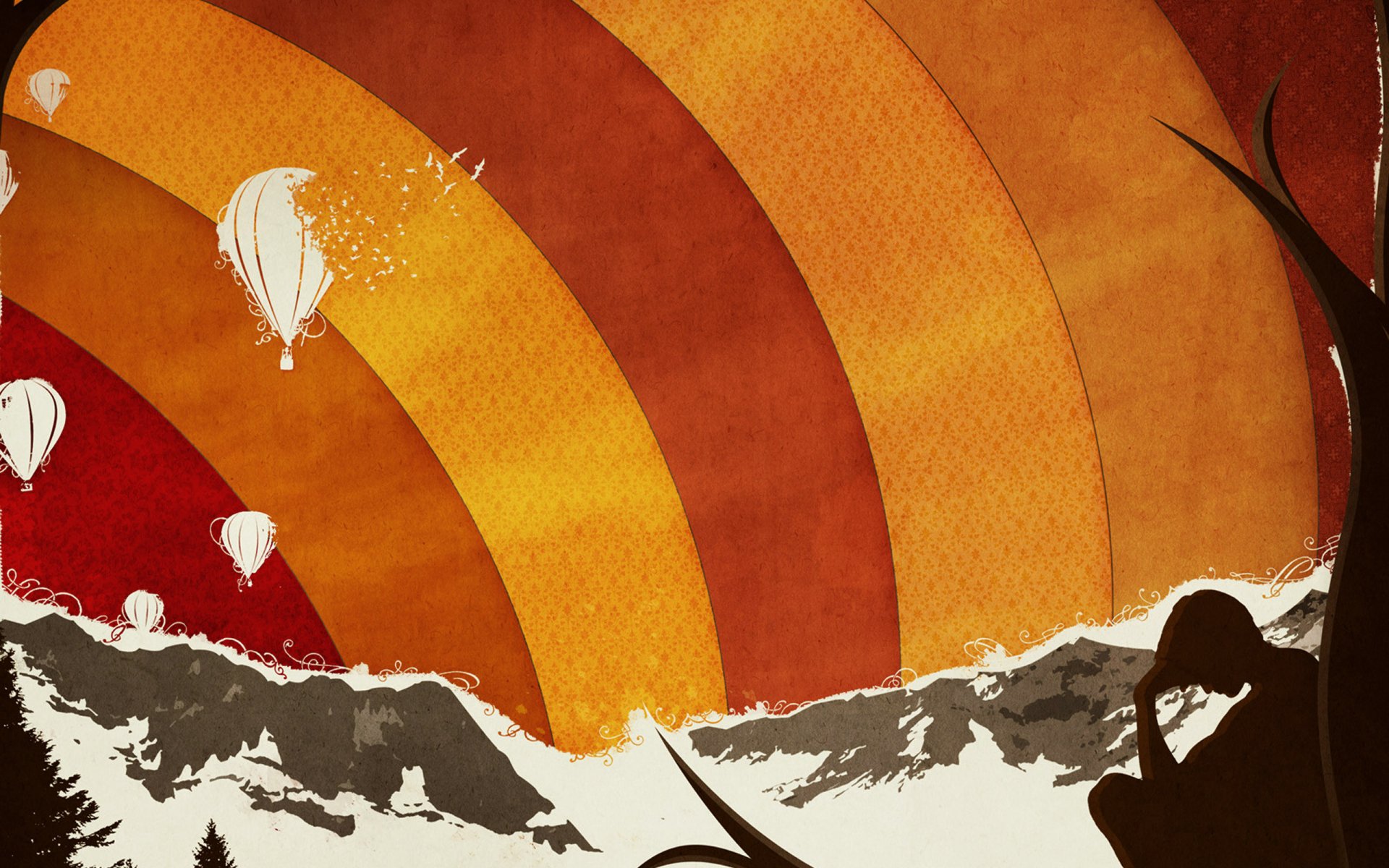 Download Artistic Balloon HD Wallpaper