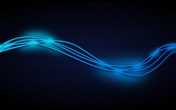 Abstract blue glowing lines curve smoothly across a dark textured background, creating a dynamic HD PC desktop wallpaper and background.