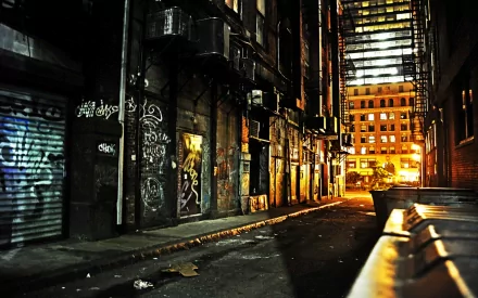 man made alley HD Desktop Wallpaper | Background Image