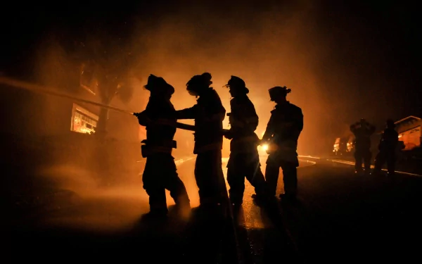 man firefighter HD Desktop Wallpaper | Background Image