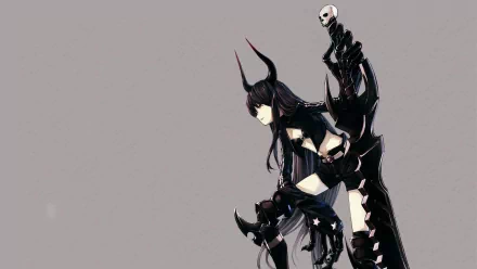 Black Gold Saw Anime Black Rock Shooter HD Desktop Wallpaper | Background Image