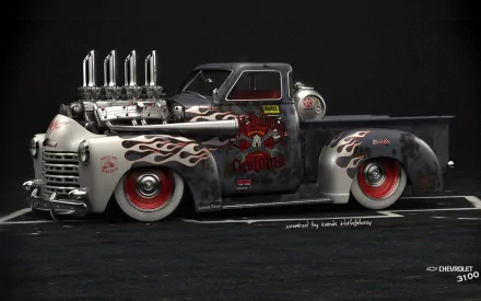 vehicle Chevrolet 3100 HD Desktop Wallpaper | Background Image